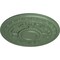 Ekena Millwork Tellson Ceiling Medallion (Fits Canopies up to 6 3/4"), 30 5/8"OD x 2 1/2"P, Athenian Green CM30TEAGF - alternate 5